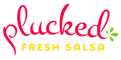 Plucked Fresh Salsa Red Logo